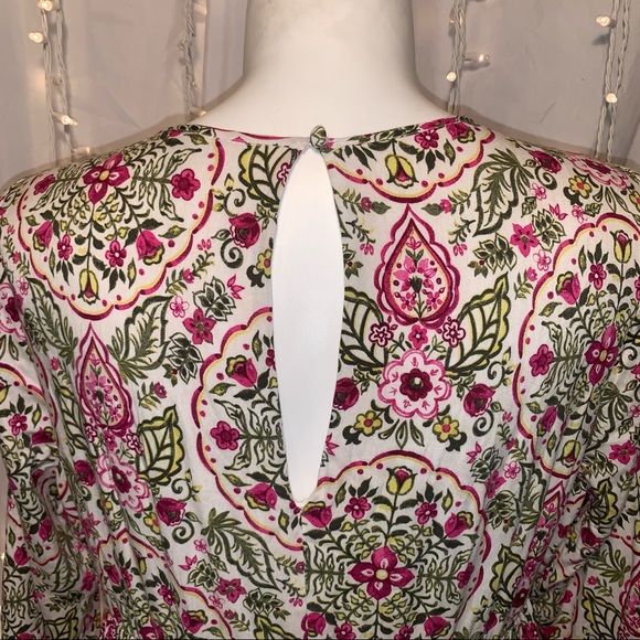 TORRID ⭐️ Ivory Floral Print Challis Skater Mini Dress - Picture 8 of 11